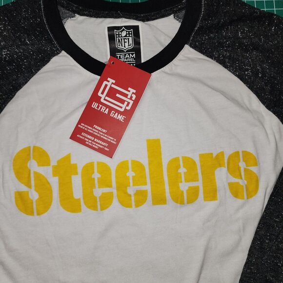 NWT NFL Team Apparel Steelers Football Jersey Shirt Sz L - Picture 4 of 6